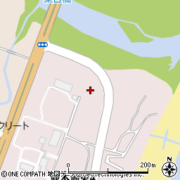 広尾町役場　終末処理場周辺の地図