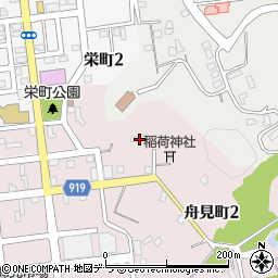 室蘭市職員住宅周辺の地図