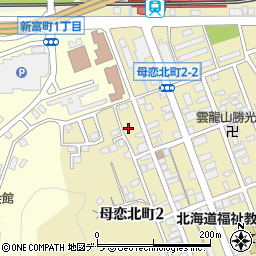 高城室蘭典礼社周辺の地図