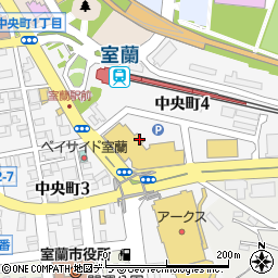 株式会社ダイヤクリーニング　しが室蘭駅前店周辺の地図