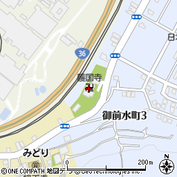 護国寺周辺の地図