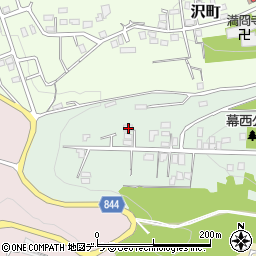 北海道室蘭市幕西町15-5周辺の地図