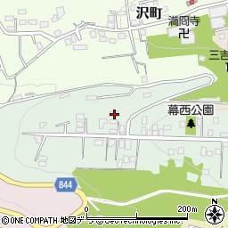 北海道室蘭市幕西町13-15周辺の地図