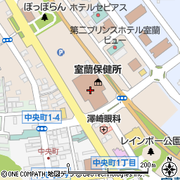 室蘭市役所　生活環境部地域生活課衛生係周辺の地図