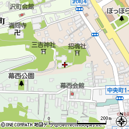 室蘭八幡宮周辺の地図