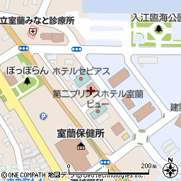 日本年金機構室蘭年金事務所周辺の地図