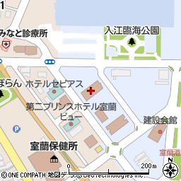 函館税関室蘭税関支署周辺の地図