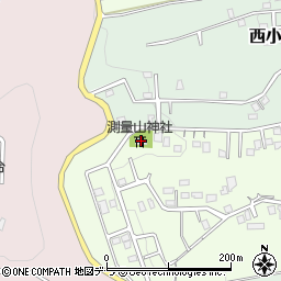 測量山神社周辺の地図