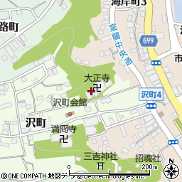 大正寺周辺の地図