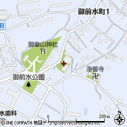 願隆寺本堂周辺の地図