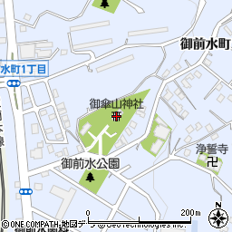 御傘山神社周辺の地図