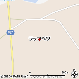 北海道広尾郡広尾町ラッコベツ周辺の地図