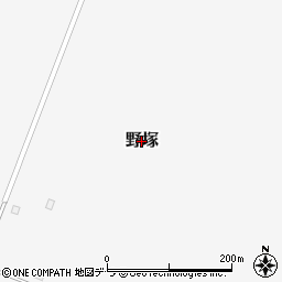 北海道広尾町（広尾郡）野塚周辺の地図