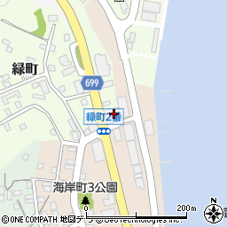 北日本石油株式会社　室蘭支店レインボープラザ室蘭周辺の地図