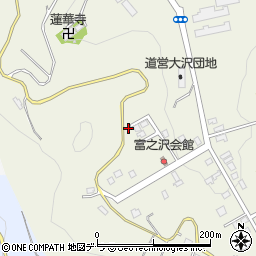 北海道室蘭市大沢町周辺の地図