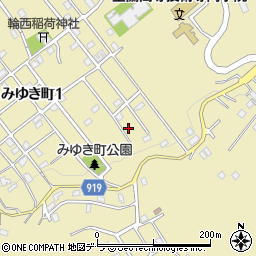 北海道室蘭市みゆき町1丁目20-18周辺の地図