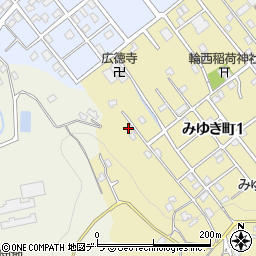 北海道室蘭市みゆき町1丁目1-6周辺の地図