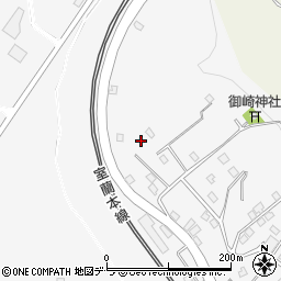北海道室蘭市御崎町周辺の地図