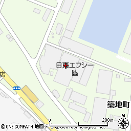 日東エフシー株式会社　室蘭工場周辺の地図