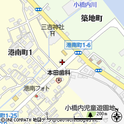 株式会社カナモト鉄鋼事業部室蘭事業所周辺の地図