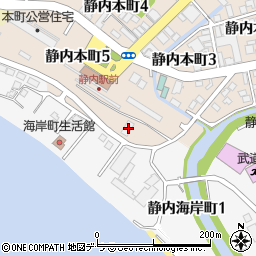 北燃商事株式会社静内営業所周辺の地図