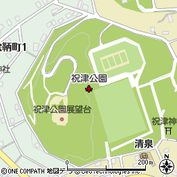 祝津公園周辺の地図