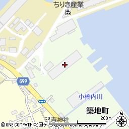 株式会社北龍工業　築地事業所周辺の地図