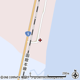 北海道二海郡八雲町黒岩653周辺の地図