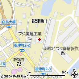 三和鉄工株式会社　祝津工場周辺の地図