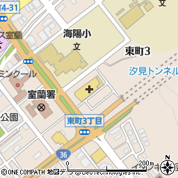 札幌トヨタ自動車室蘭支店周辺の地図