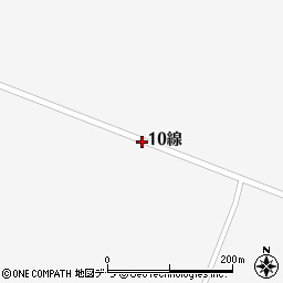 北海道広尾町（広尾郡）野塚（１０線）周辺の地図