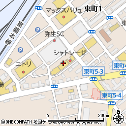 北海道室蘭市東町1丁目7周辺の地図