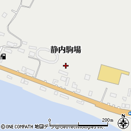 北海道新ひだか町（日高郡）静内駒場周辺の地図