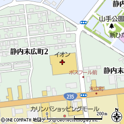 株式会社三星　ポスフール静内店周辺の地図