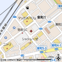 ゲオ室蘭東町店周辺の地図