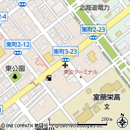 室蘭警察署東町交番周辺の地図