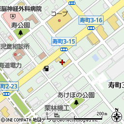 室蘭ダイハツ販売本社周辺の地図