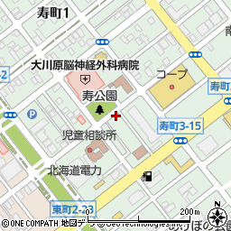 室蘭民報販売店　東町木村販売店周辺の地図