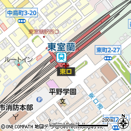 トヨタレンタリース札幌駅レンタカー東室蘭営業所内店周辺の地図