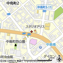 トヨタレンタリース新札幌室蘭北店周辺の地図