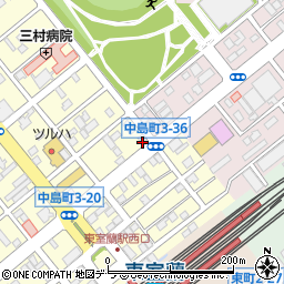 北條商店周辺の地図