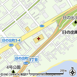 北海道日産室蘭店周辺の地図