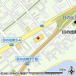 北海道日産室蘭店周辺の地図