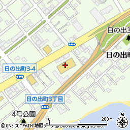 北海道日産室蘭店周辺の地図