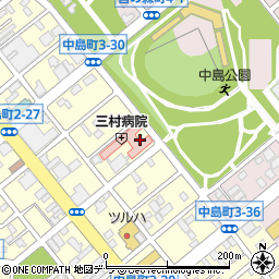 三村病院周辺の地図