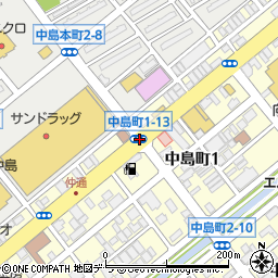 中島町１‐１３周辺の地図