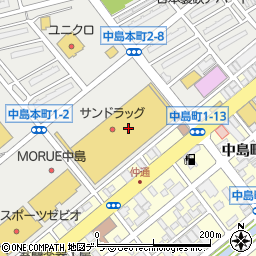 ルックコンタクト モルエ中島店周辺の地図