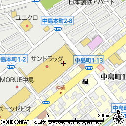 北海道銀行モルエ中島 ＡＴＭ周辺の地図