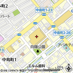 長崎屋室蘭中島店周辺の地図