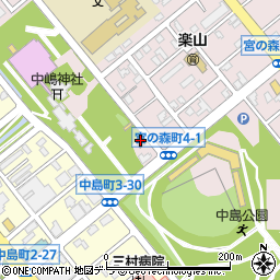 中島中央町会々館周辺の地図